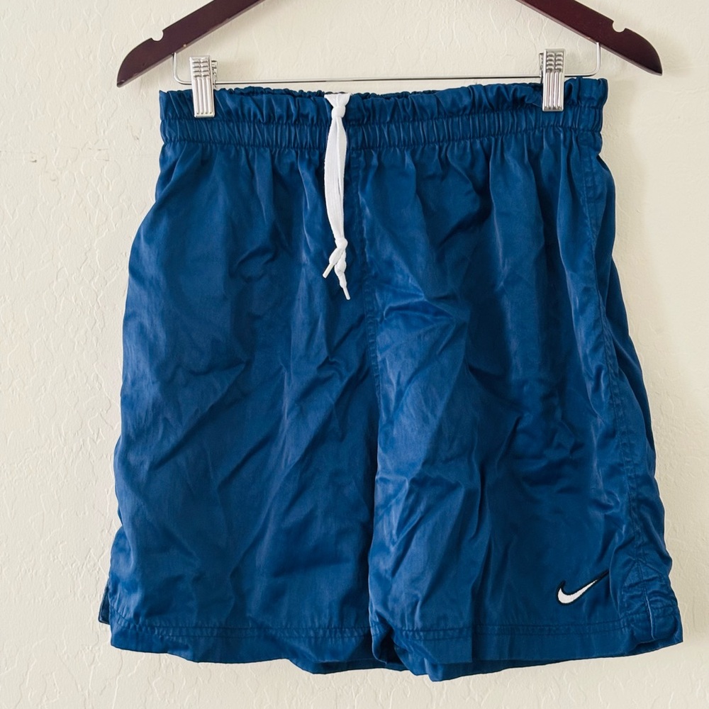 Vintage Nike Blue Athletic Shorts - Picture 2 of 5